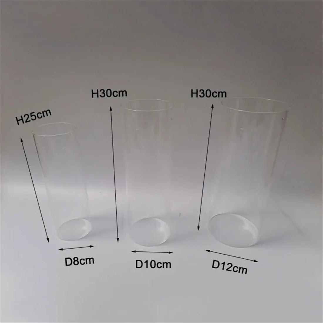 tube transparent moderne très fin abat jour verre fixations variées bougeoir lustre applique murale