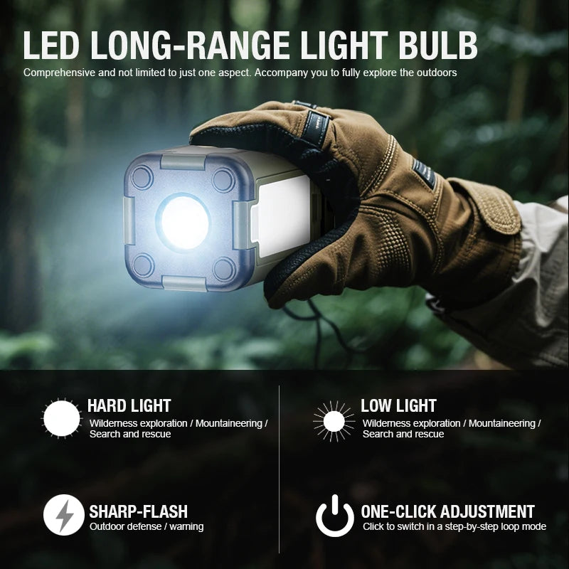 lampe camping vert olive moderne panneau solaire interrupteur indicateur charge led type