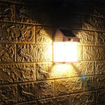 lampe solaire murale noire led transparente moderne capteur mouvement panneau solaire