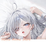 accessoire cheveux anime argenté lisse opacité double face impression 2way polyester coton
