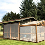 bâche protection transparente résistante l'eau clips fixation moderne sans motif 200x200cm jusqu'à 400x600cm