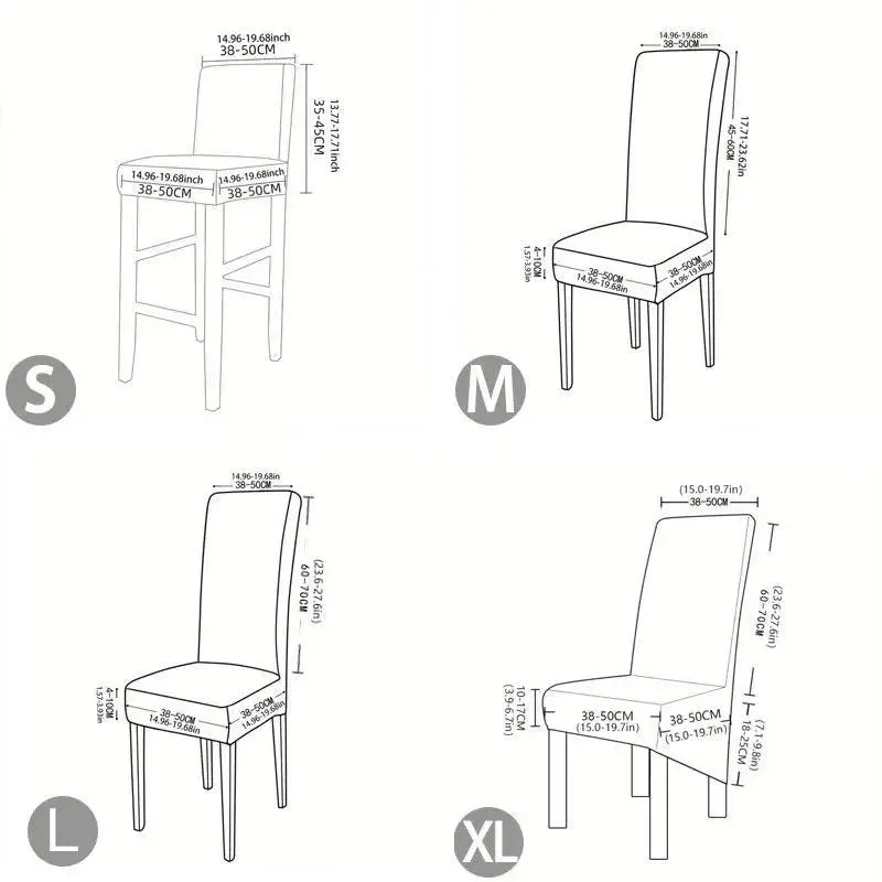 housse chaise simili cuir noir moderne imperméable élastique fauteuil salle manger