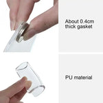 patins anti vibration adhésifs transparents utilitaires minimalistes épaississant pièces meubles électroménagers maison