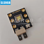projecteur led 200w lumineux noir doré dmx scène dj connecteurs