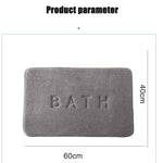 tapis bain gris moderne duvet antimorphe bath serviettes salon chambre