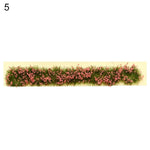 rubans decoratifs fleurs artificielles vert rouge jaune blanc rose pastorales jardin bricolage decoration table
