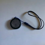 collier lumineux led blanc noir matrice technologique rechargeable sans fil