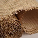 assise chaise rotin naturel tressé beige clair classique meuble décoration