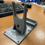 support pistolet colle chaud récupérateur colle impression 3d texturé gris bleu utilitaire maison atelier