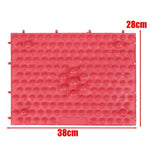 tapis massage points concaves violet vert rose bleu moderne opacité yoga circulation sanguine