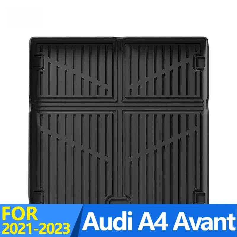 tapis sol voiture noir rayures modernes clips fixation imperméable facile nettoyer tpe