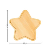 plateau bois clair rayures horizontales résistant chaleur minimaliste naturel sans fixation