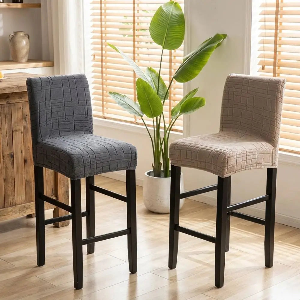 housses chaise carreaux vert gris moderne adhésif extérieur mariage opaques polyester coton adjustable