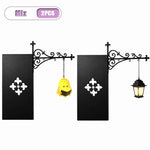 lampe lecture suspendue halloween fantôme motifs floraux gothique vintage crochet mural noir blanc