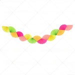 guirlande papier multicolore festives accordéon anniversaire ballons coeurs decorations love xoxo