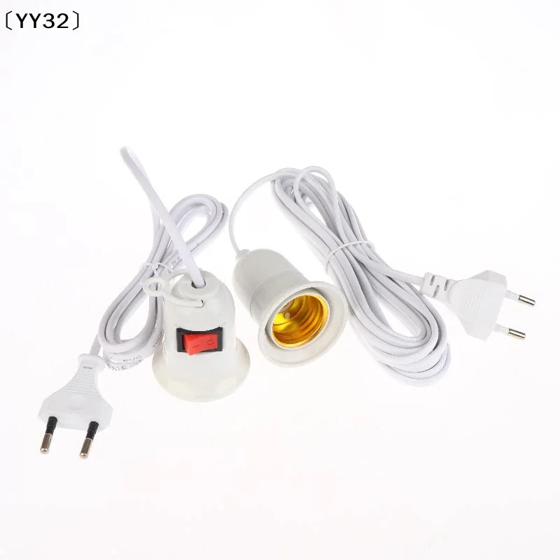 support lampe suspendu industriel câble mètres prise eu interrupteur blanc doré