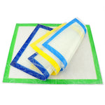 grilles cuisson silicone vert bleu jaune maille fine moderne adhésif 20cm rond 11x85cm