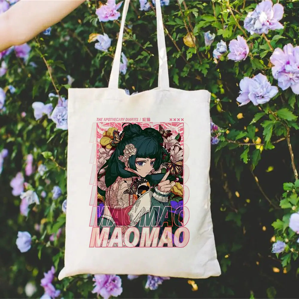 sac main blanc fille fleurs motifs floraux rétro décontracté sans fermeture éclair toileversible