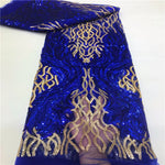 tissu dentelle sequins broderie élégant polyester coton mariage décoration voile