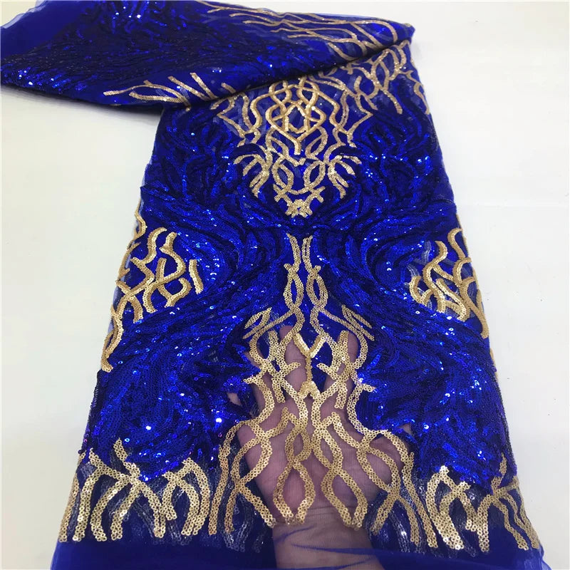 tissu dentelle sequins broderie élégant polyester coton mariage décoration voile