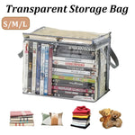 sacs rangement transparent pliables multi usages très transparent moderne pratique double fermeture glissière poignées