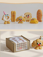 bougies parfumées formes pains aromathérapie cire soja sans fumée cartoon mignon boîte emballage decoration
