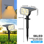 projecteurs solaires led extérieurs étanches ip65 autonomes contemporains jardin voie verteurgence minimaliste noir