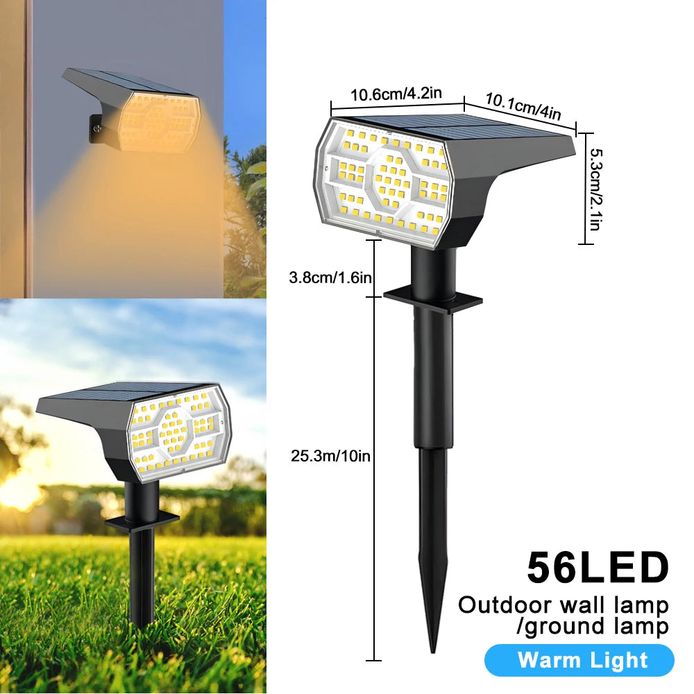 projecteurs solaires led extérieurs étanches ip65 autonomes contemporains jardin voie verteurgence minimaliste noir