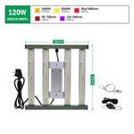 lampe culture plantes led 120w 200w 320w spectre complet interrupteur alu moderne vert blanc