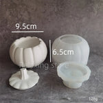 moulage silicone citrouille fruit vase deco maison automne pot couvercle floral minimaliste