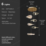 suspension lumineuse moderne pierre verre blanc doré led 4000k 3000k 6000k