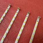 Ruban LED blanc points lumineux jaunes moderne clips fixation 50cm pièces ensemble