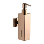 distributeur savon liquide mural or noir argent moderne minimaliste fixé vis sans logo