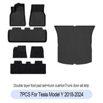 tapis sol voiture noir rayures horizontales surface rugueuse moderne clips antidérapant