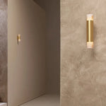 applique murale moderne or blanc marbre led 3000k 4000k 6000k fixée mur italien veine