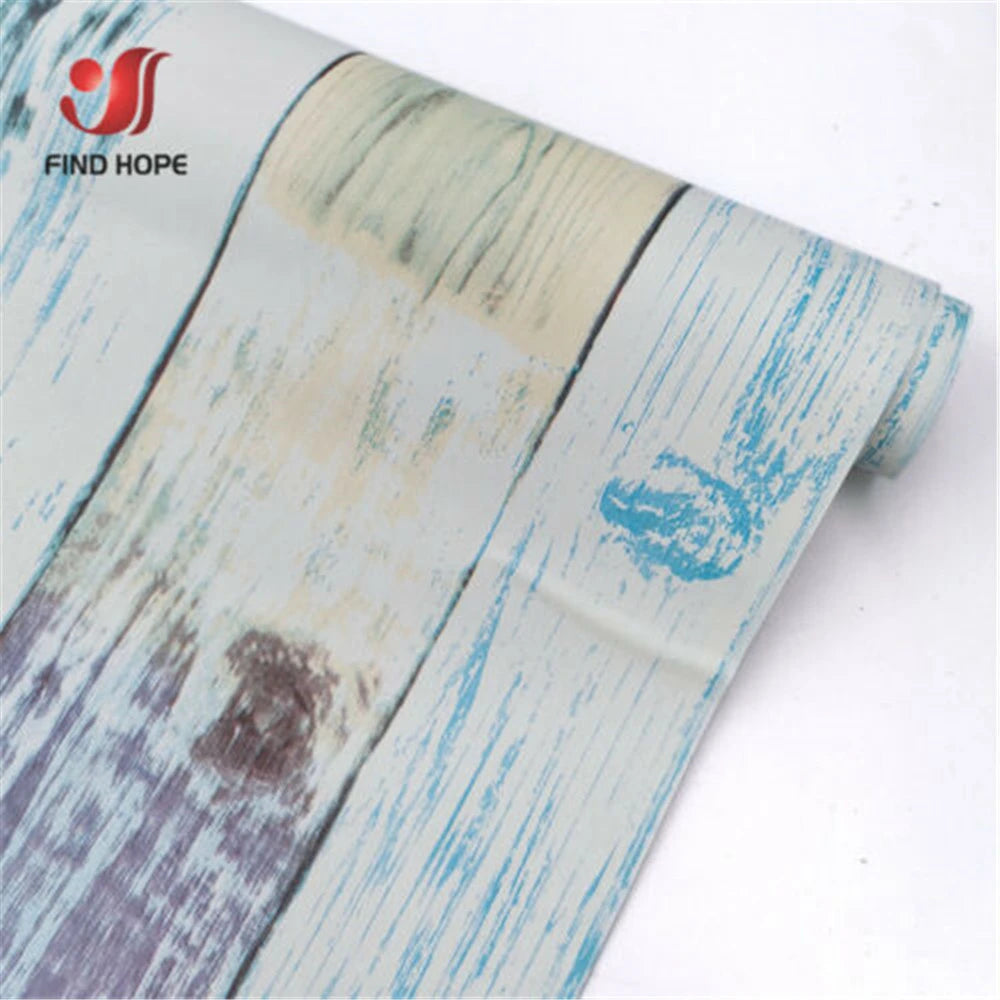 papier peint vinyle adhésif texture bois moderne imperméable rénovation mur salon chambre coucher