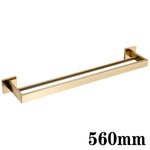 accessoires salle bain doré moderne porte serviettes porte savon support papier toilette finition brossée