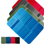 coussin pliable sol extérieur bleu vert rose moderne camping randonnée plié doux