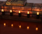 ampoules led filament amber glass vintage e12 blanc chaud 2200k dimmable 6pcs