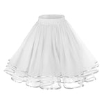 Jupe plissée évasée bleu marine noir vert rouge violet blanc translucide vintage ceinture élastique