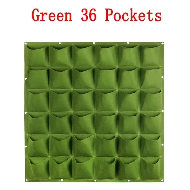 porte plantes mural vert texture feutre moderne fixations grilles plantes succulentes deco maison