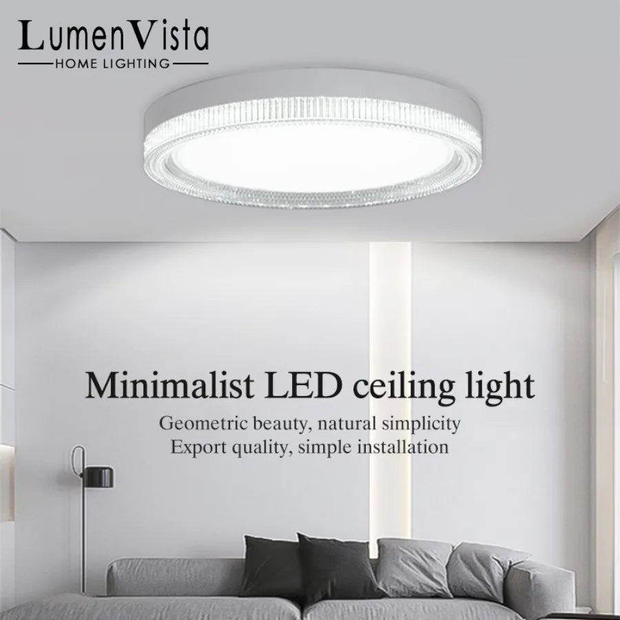 Plafonnier LED blanc imitation diamant bordure cristalline minimaliste murale 2000 82000 lumens 85 265V