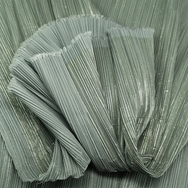 ruban plissé polyester moderne couture décoration bricolage tissu décoratif couleur unie chic