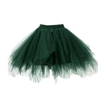 jupette tutu tulle femme classique élastique opaque mini blanc rose violet