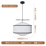 suspension lumineuse tissu blanc beige moderne minimaliste lustre salon chambre intérieur épuré