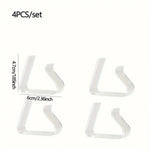 supports nappe transparents modernes adhésifs plastique intérieur extérieur pièces