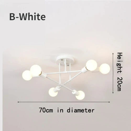 lampe suspension led chrome doré noir moderne ampoules vintage éclairage quotidien monté surface cuisine