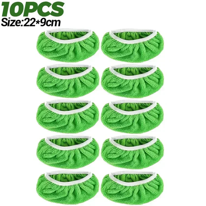 tampon microfibre vert doux absorbant clip pratique nettoyage sol meubles humidification écologique rechargeable