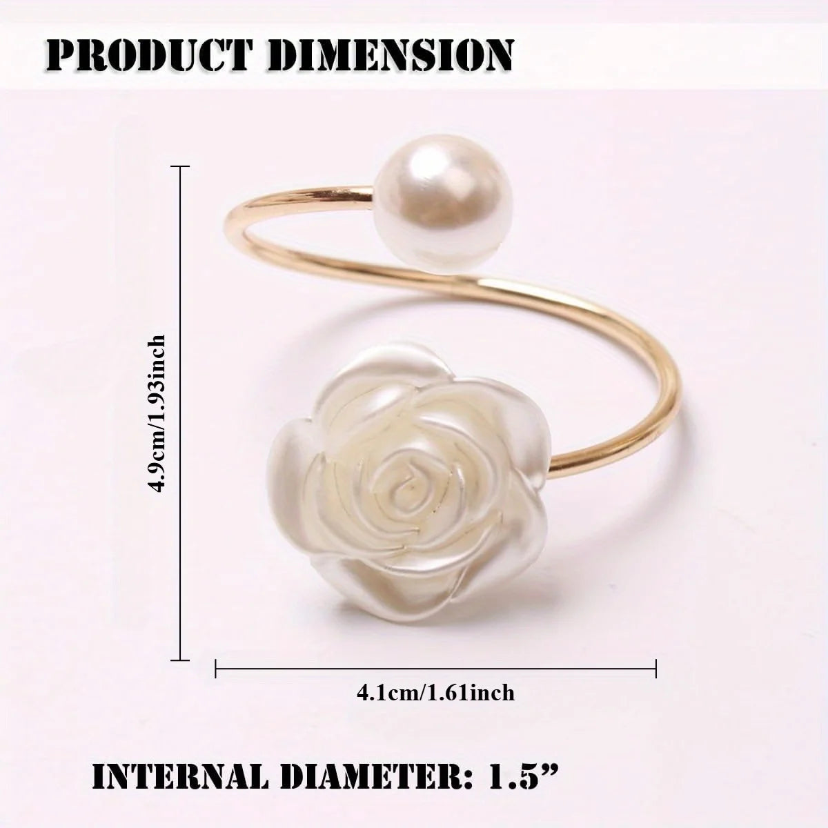 porte serviettes décoratifs rose or blanc imitation ajustables table événementnels élégants