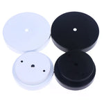 supports ronds blancs noirs vis fixation moderne objets suspension mur